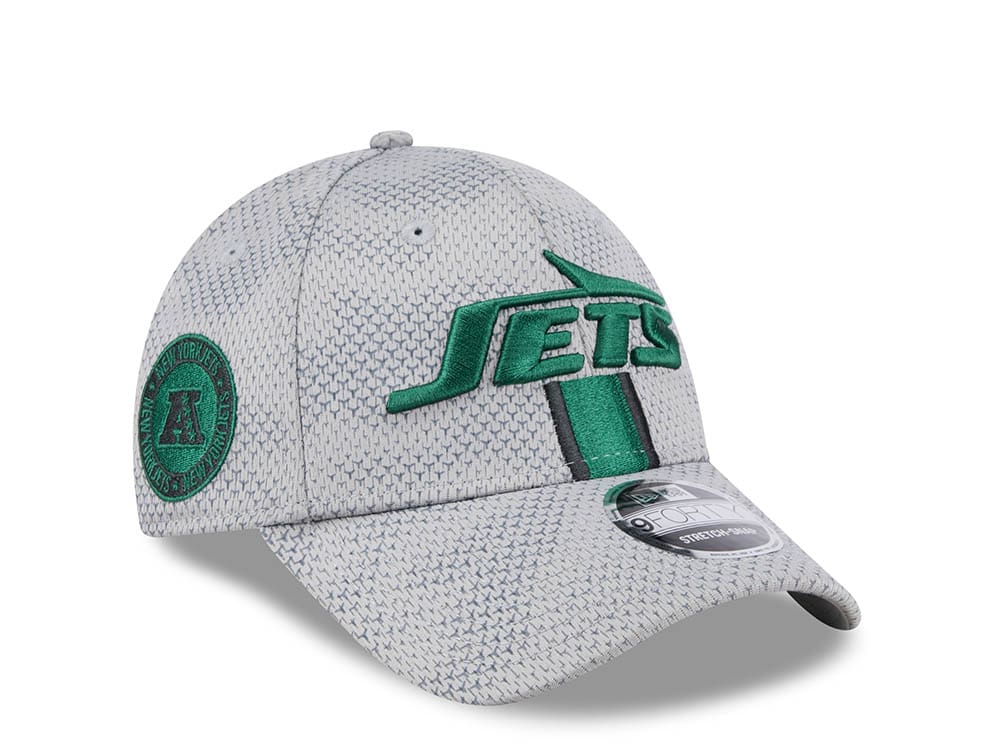 New Era New York Jets Sideline 2024 9Forty Stretch Snapback Hat