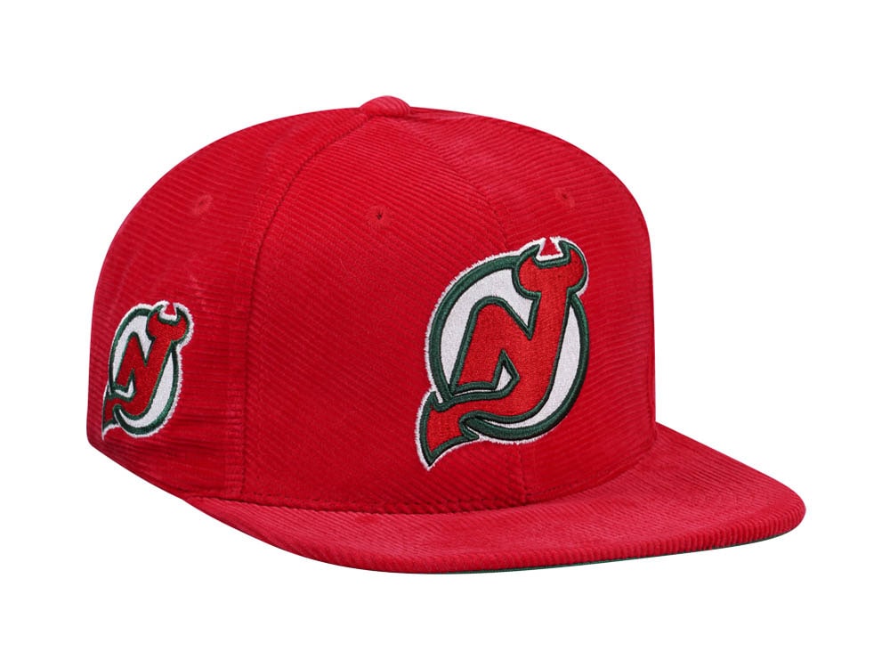 Mitchell & Ness New Jersey Devils Red Cord Vintage Snapback Hat