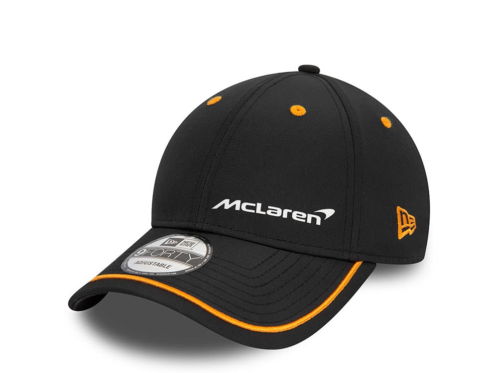 New Era Mclaren Automotive Contrast Piping Black 9Forty Snapback  Hat