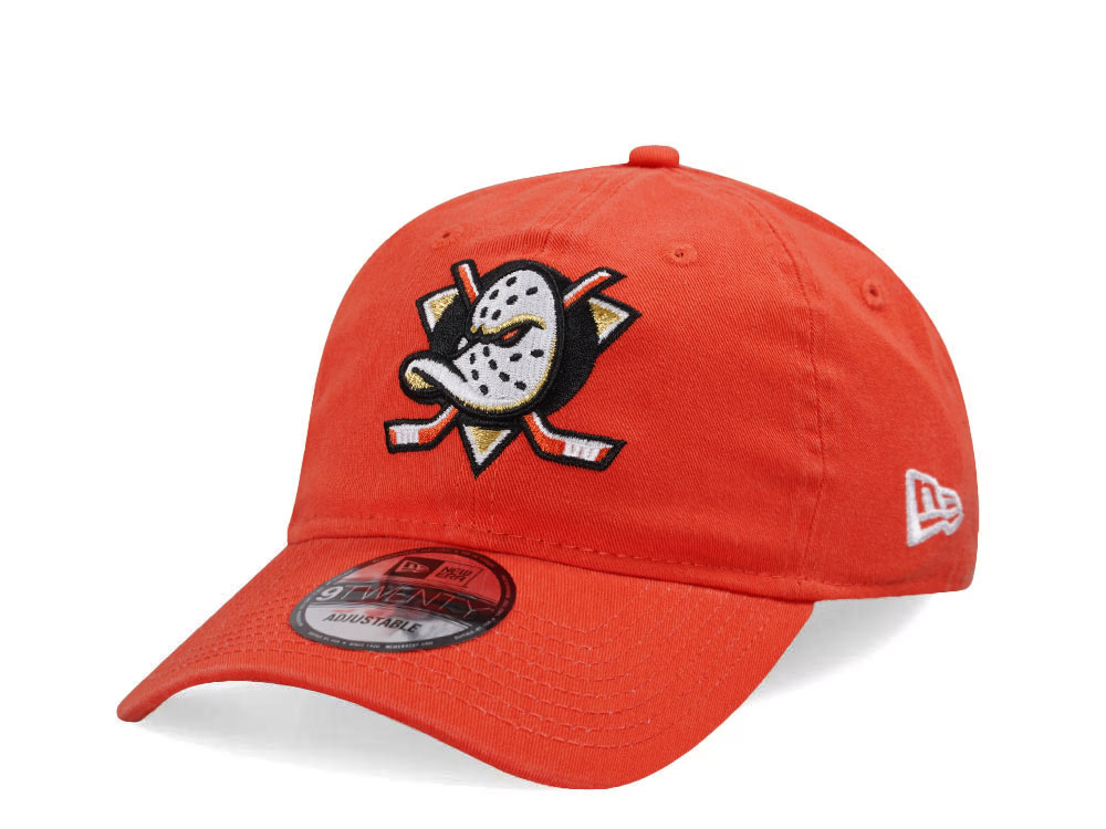 New Era Anaheim Ducks NHL Injection 2024 Orange 9Twenty Snapback Hat