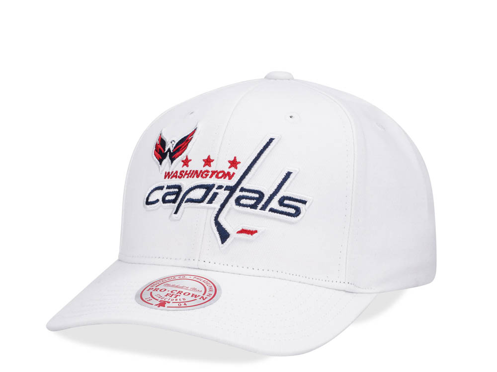 Mitchell & Ness Washington Capitals All in Pro White Snapback Hat