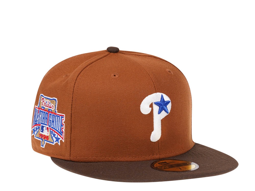 New Era Philadelphia Phillies All Star Game 1996 Bourbon and Suede Edition 59Fifty Fitted Hat