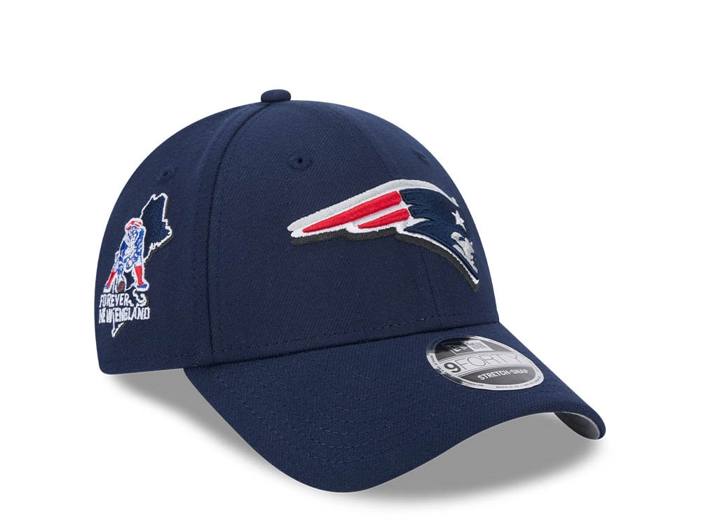 New Era New England Patriots NFL24 Draft 9Forty Stretch Snapback Hat