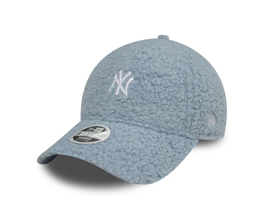 New Era New York Yankees Borg Light Blue Womens 9Forty Snapback Hat