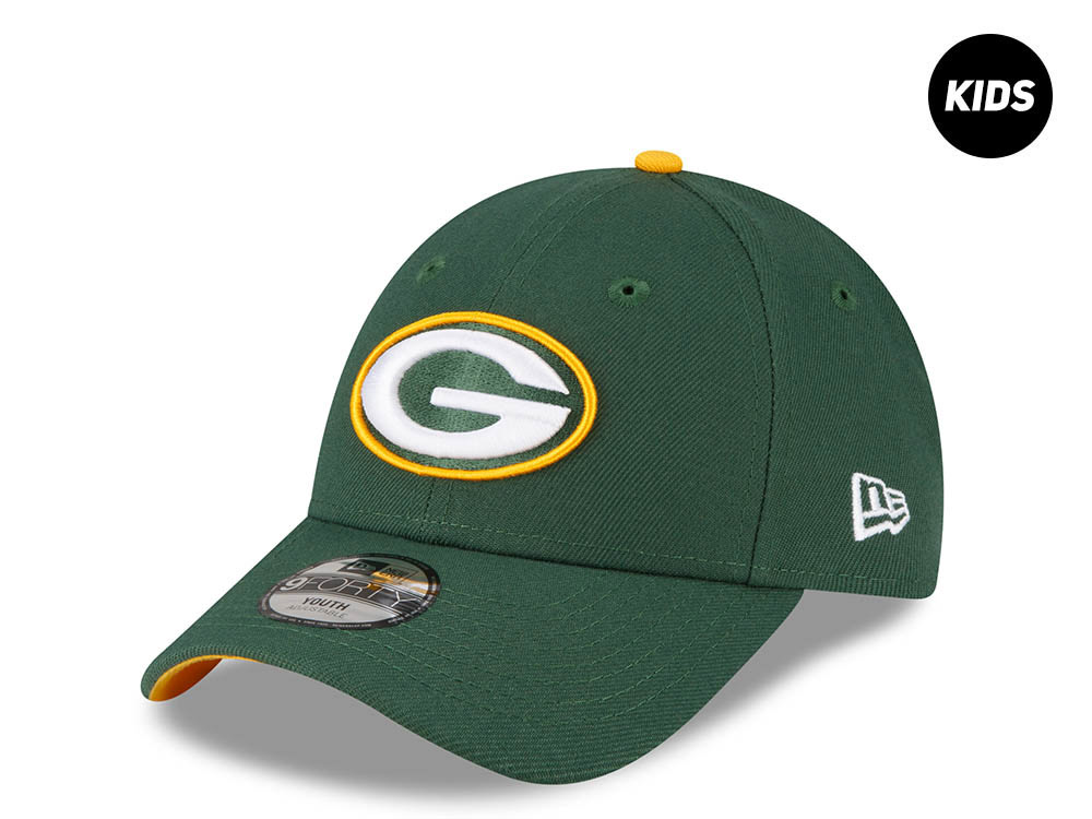 New Era Green Bay Packers Green Kids 9Forty Strapback Hat