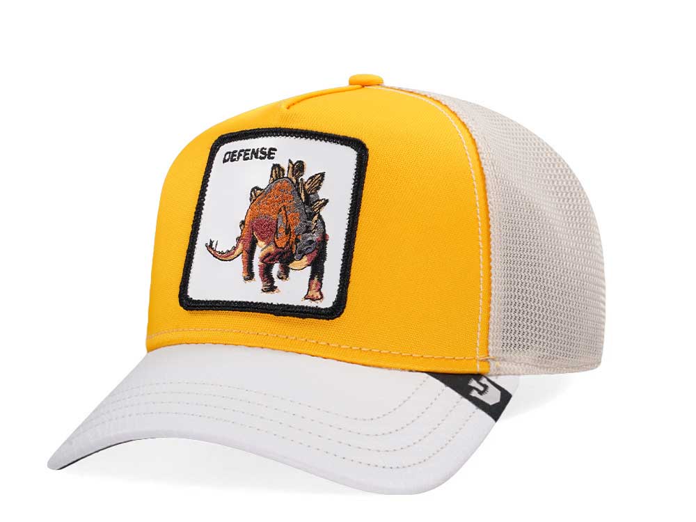 Goorin Bros Roofed Lizard Defense  Yellow Trucker Snapback Hat