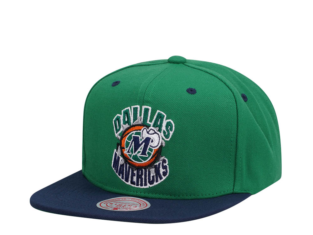 Mitchell & Ness Dallas Mavericks Breakthrough Two Tone Snapback Hat