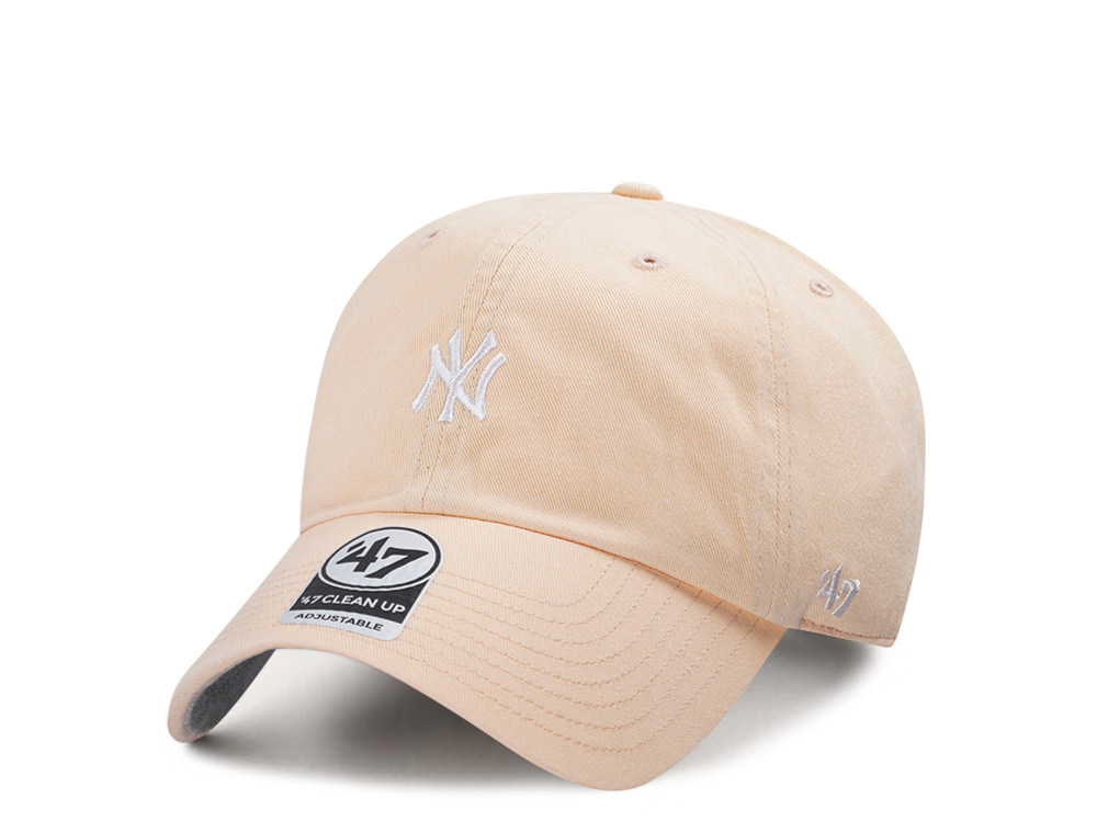 47Brand New York Yankees Apricot Base Runner Clean up Strapback Hat