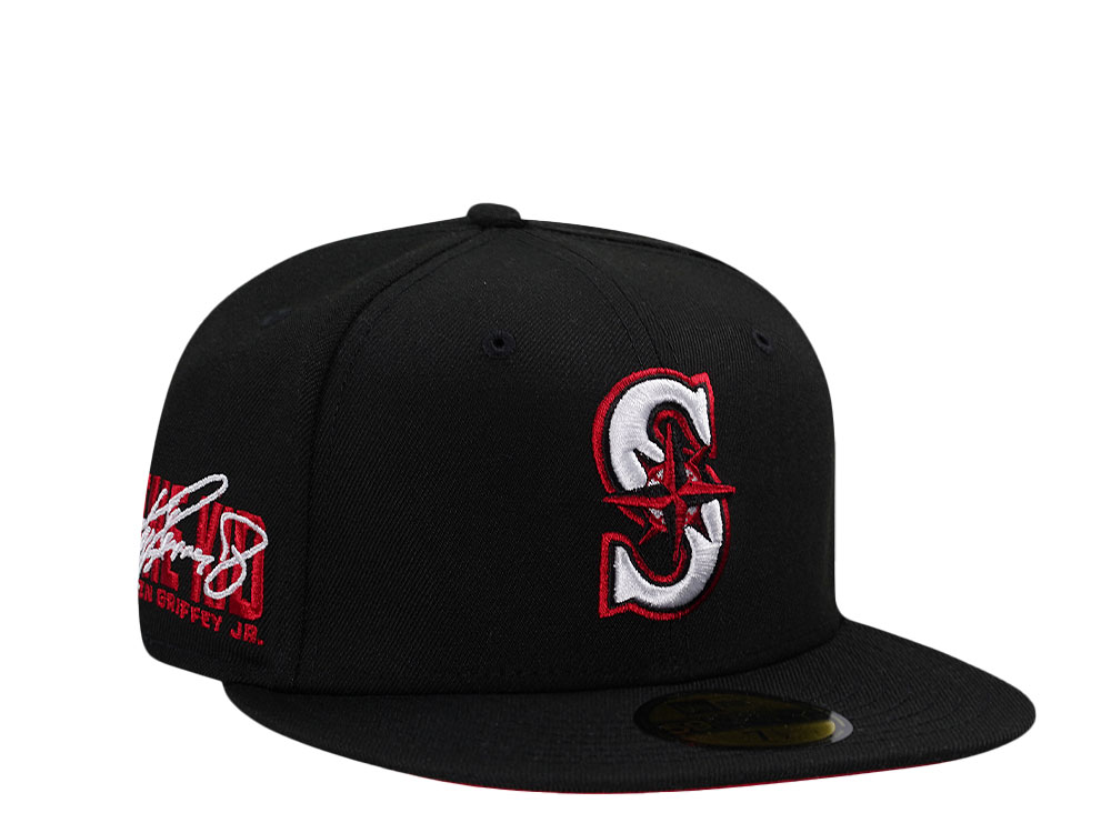 New Era Seattle Mariners The Kid Black and Red Edition 59Fifty Fitted Hat