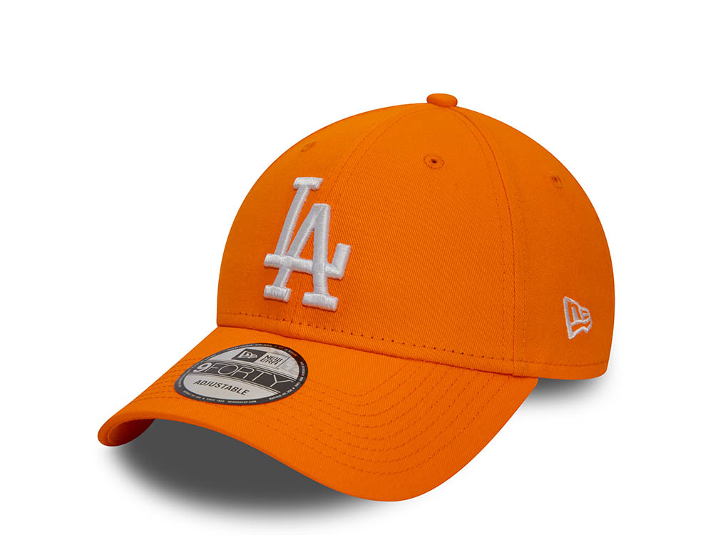 New Era Los Angeles Dodgers League Essential Orange 9Forty Strapback Hat