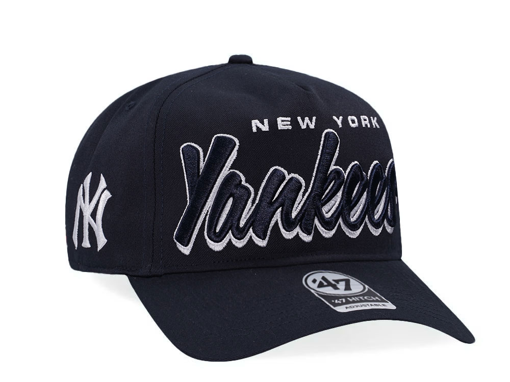 47Brand New York Yankees Navy Shadow 47 Hitch Snapback Hat