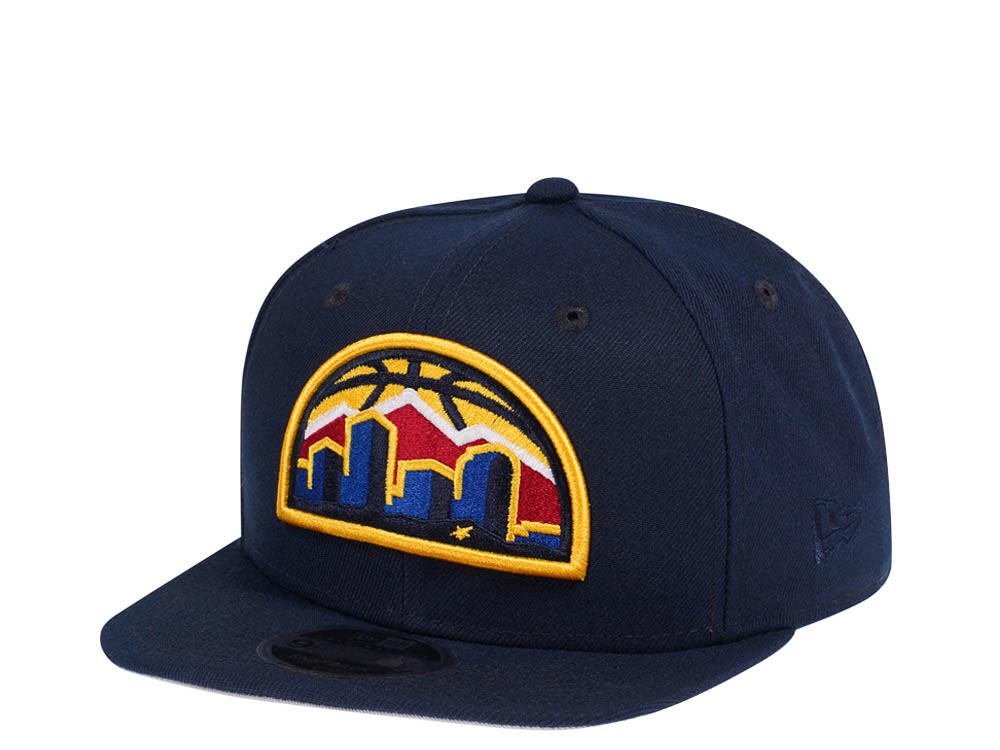 New Era Denver Nuggets Original Fit Navy 9Fifty Snapback Hat