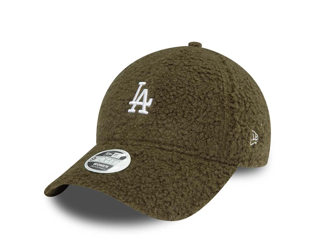 New Era Los Angeles Dodgers Borg Olive Womens 9Forty Snapback Hat