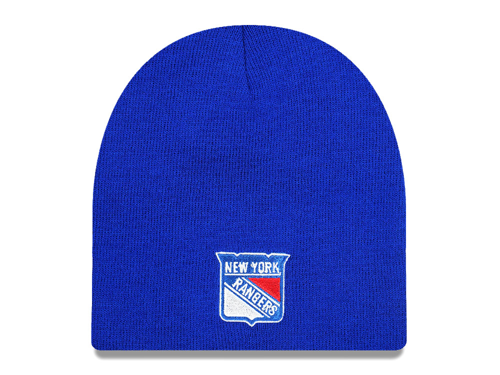 American Needle New York Rangers Cuffless Royal Knit