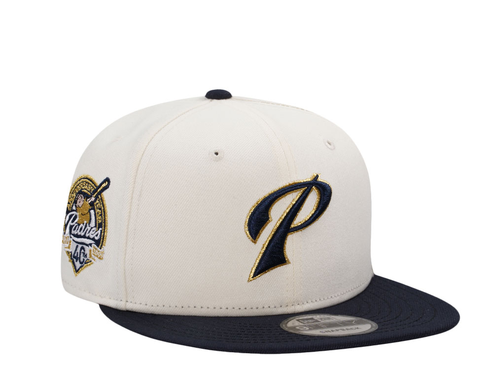 New Era San Diego Padres 40th Anniversary Chrome Two Tone Edition 9Fifty Snapback Hat