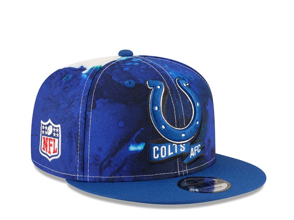 New Era Indianapolis Colts Ink NFL Sideline 2022 9Fifty Snapback Hat