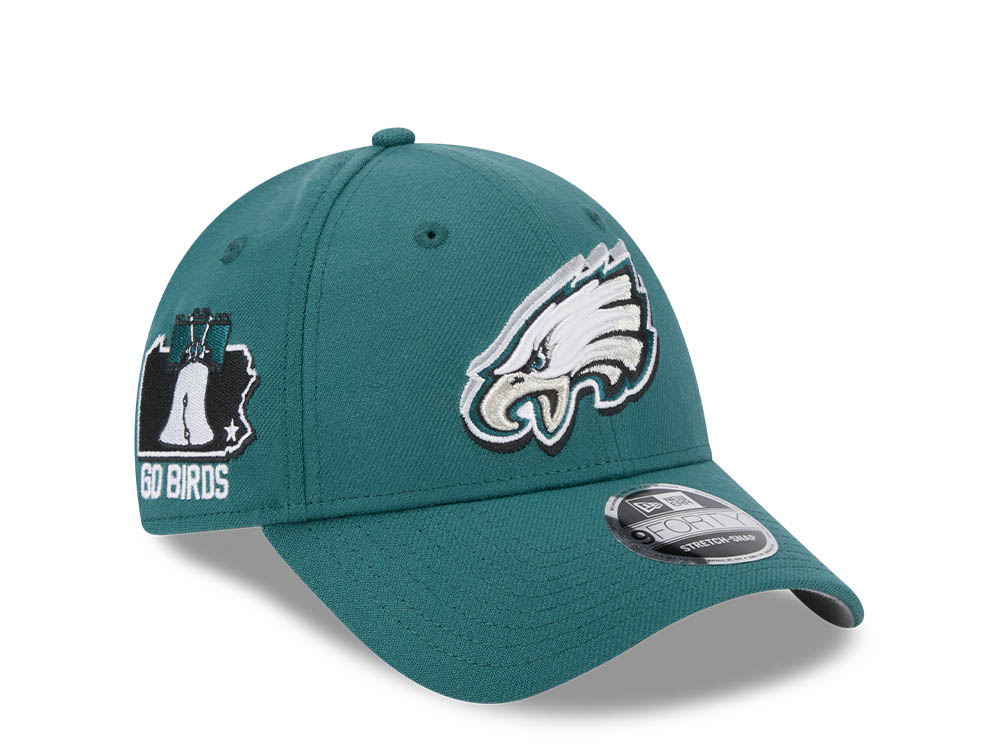 New Era Philadelphia Eagles NFL24 Draft 9Forty Stretch Snapback Hat