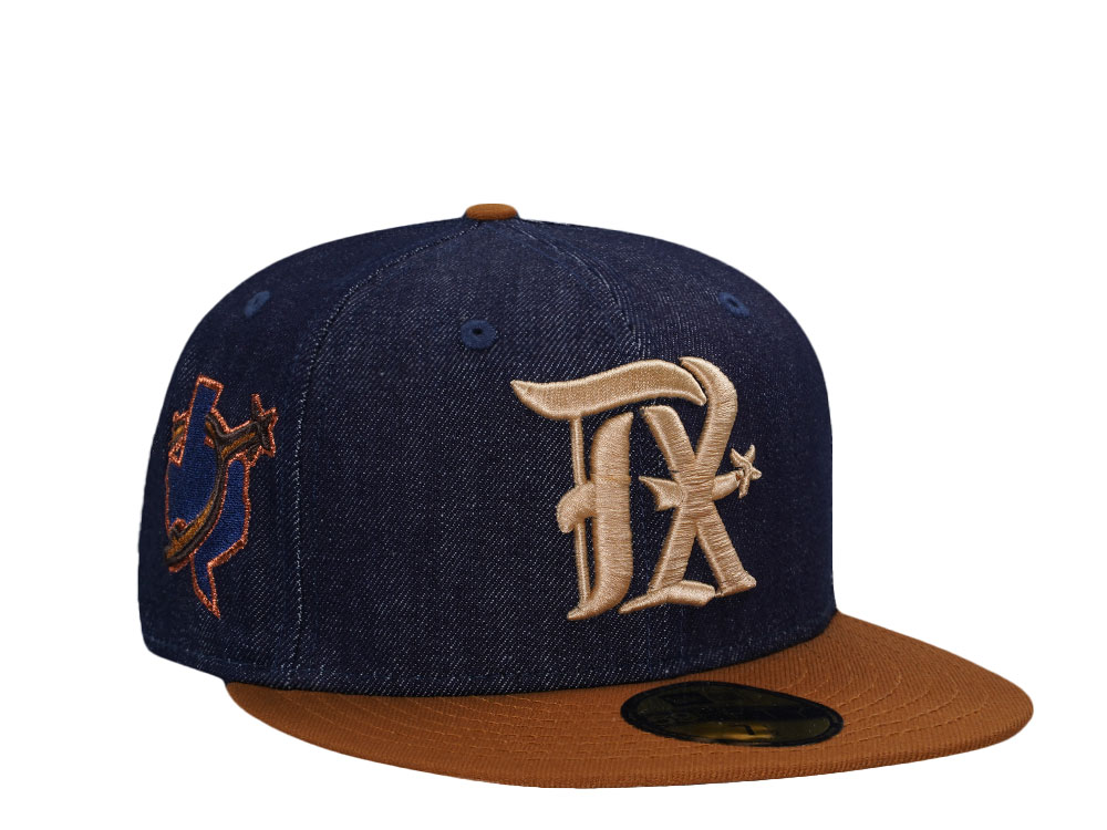 New Era Texas Rangers Denim Prime Two Tone Edition 59Fifty Fitted Hat