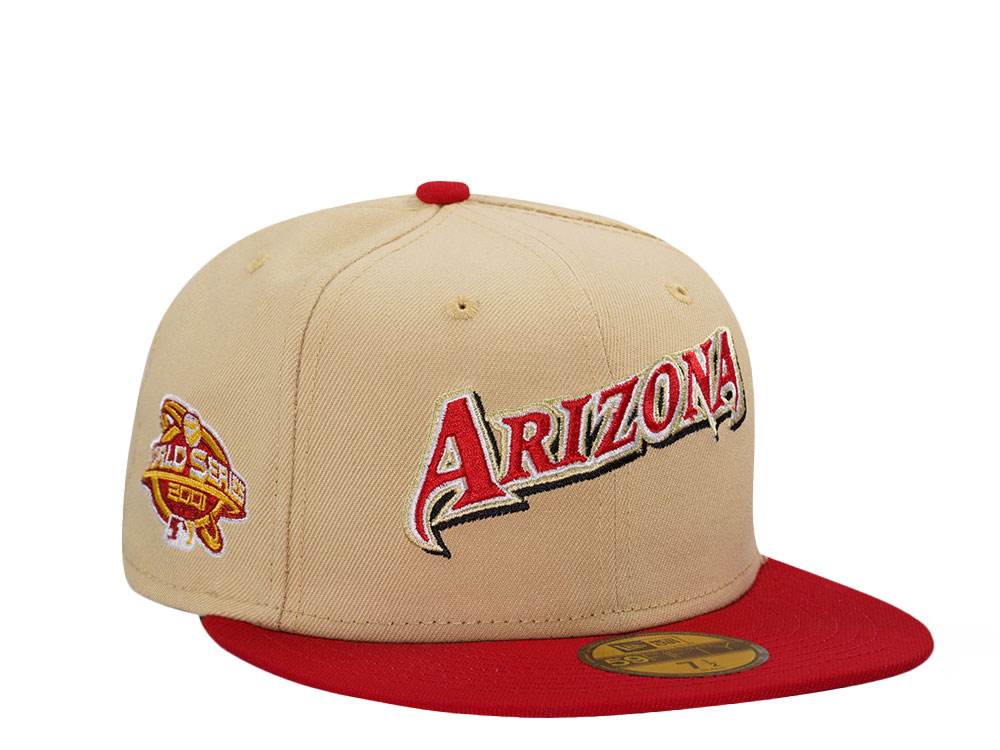 New Era Arizona Diamondbacks World Series 2001 Vegas Two Tone Edition 59Fifty Fitted Hat