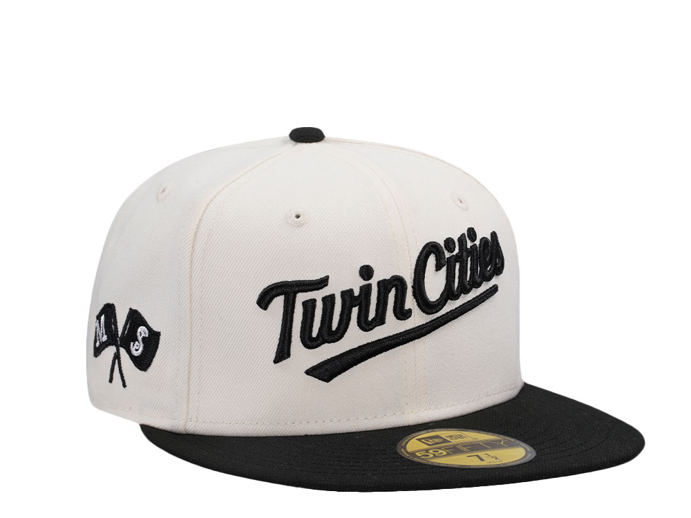 New Era Minnesota Twins Twin City Chrome Two Tone Edition 59Fifty Fitted Hat