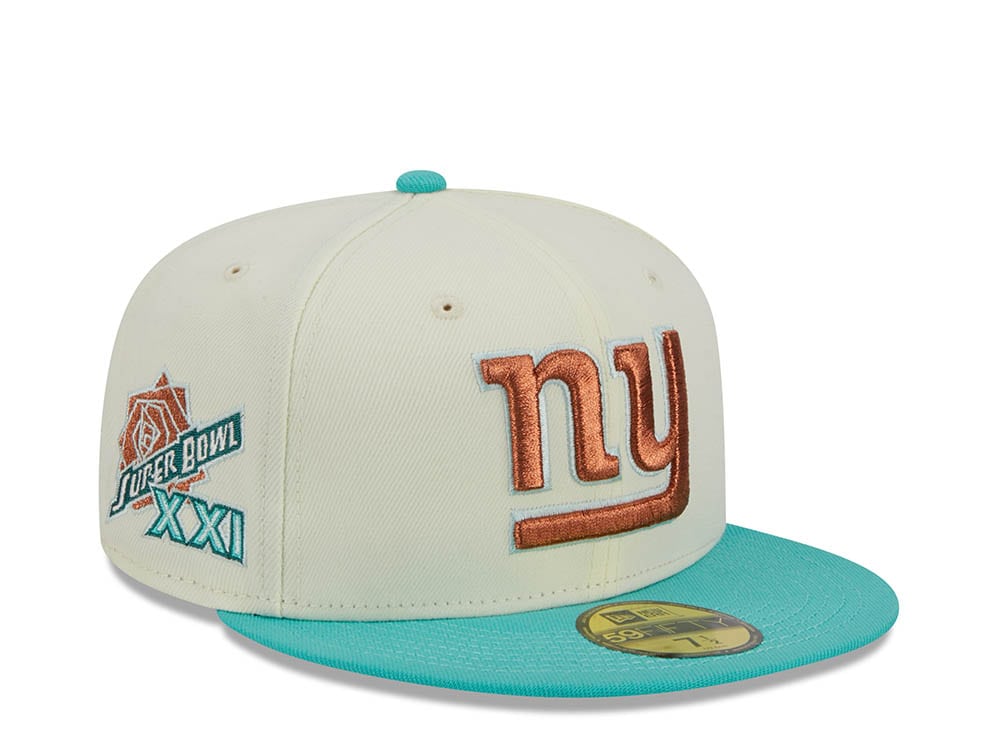 New Era New York Giants Super Bowl XXI Two Tone City Icon 59Fifty Fitted Hat