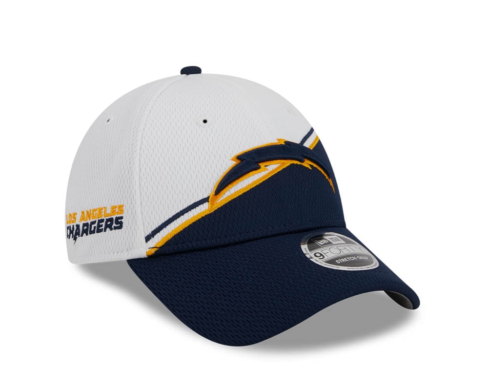 New Era Los Angeles Chargers NFL Sideline 2023 Navy White  9Forty Snapback Hat