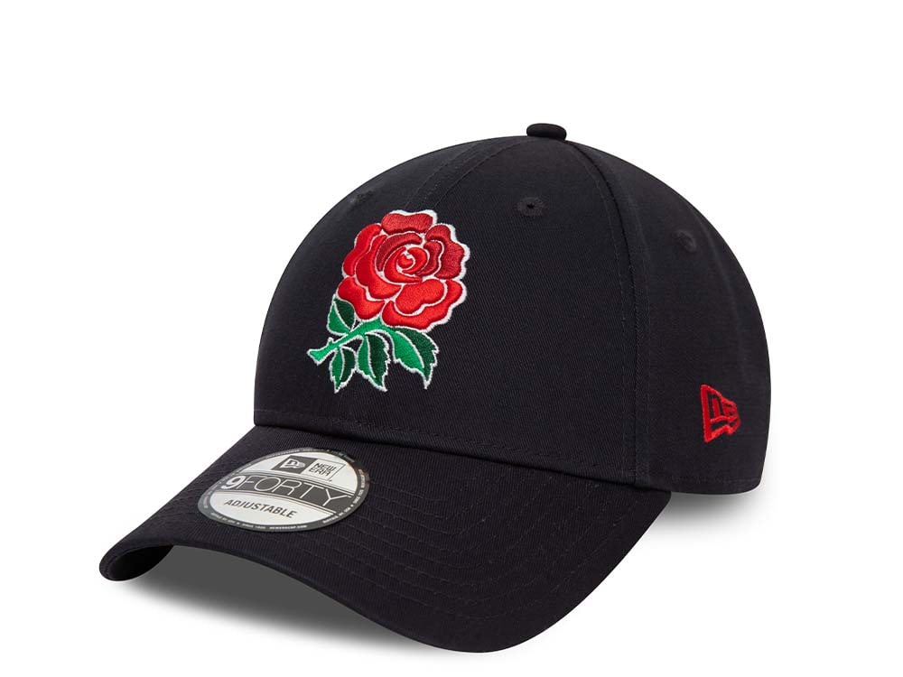 New Era England Rugby Navy 9Forty Strapback Hat