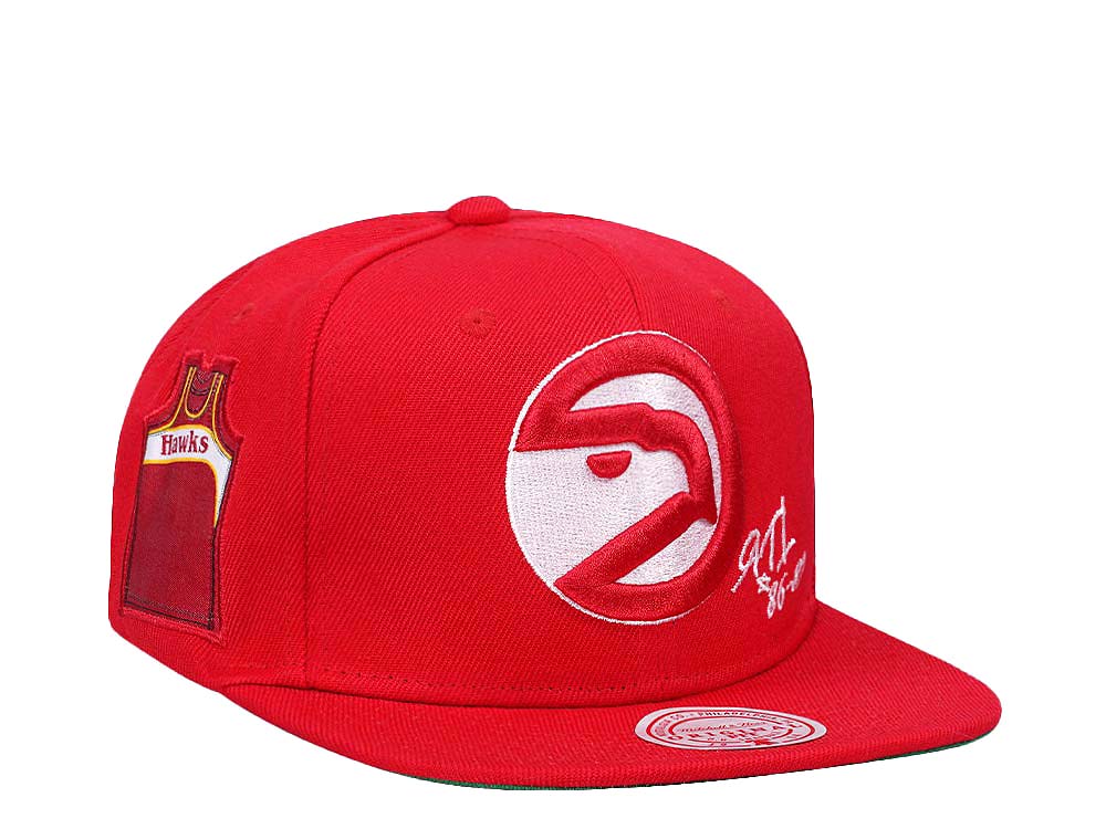 Mitchell & Ness Atlanta Hawks Jersey Love Hardwood Classic Snapback Hat