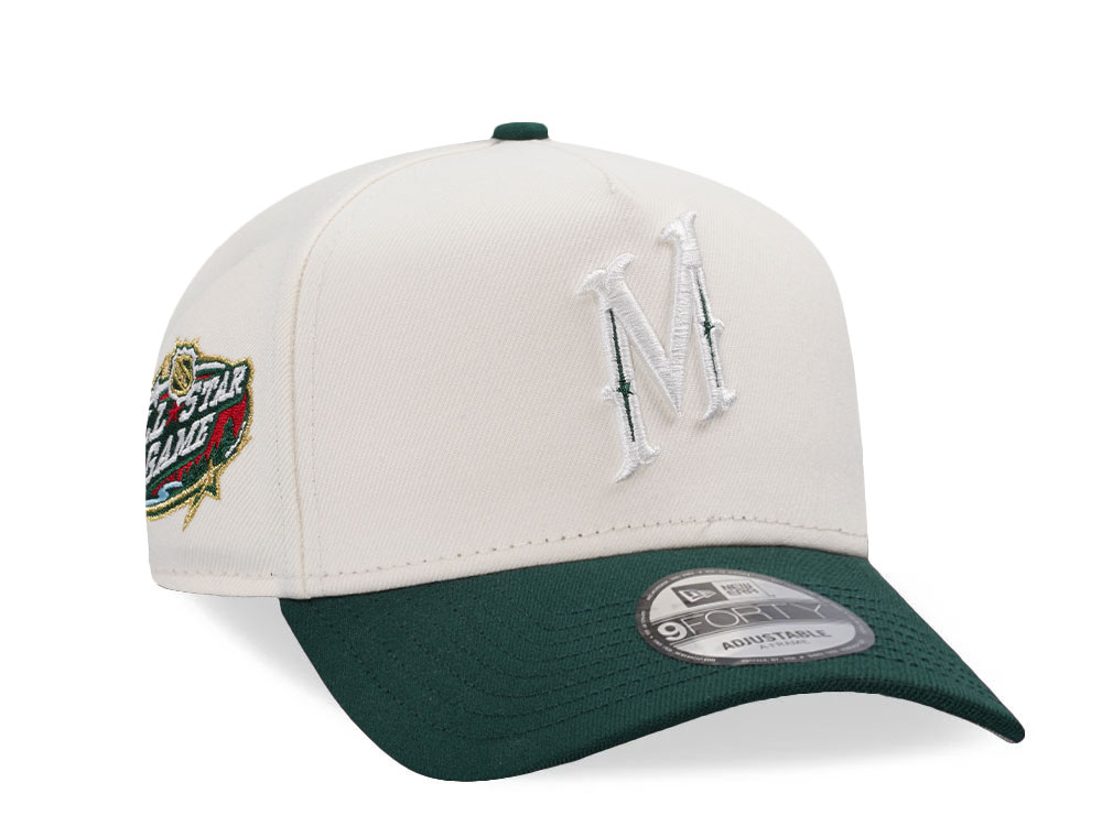 New Era Minnesota Wild All Star Game 2004 Chrome Two Tone Edition 9Forty A Frame Snapback Hat