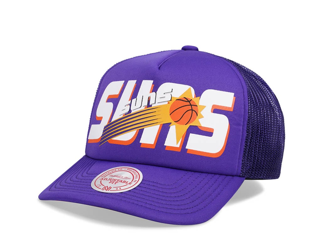 Mitchell & Ness Phoenix Suns Purple Billboard Trucker Snapback Hat