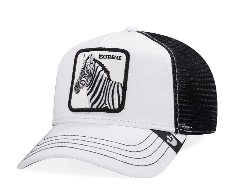 Goorin Bros Zebra Exxxtreme  White Trucker Snapback Hat