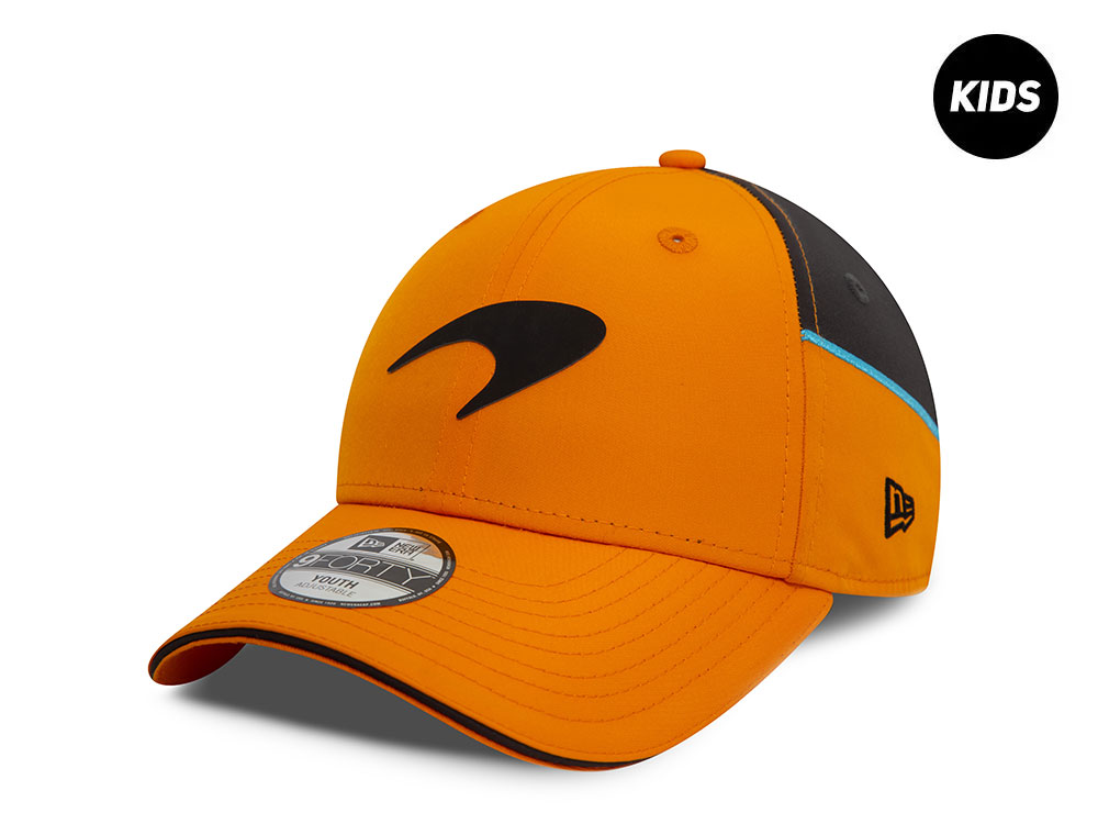 New Era McLaren Racing Orange Kids Edition 9Forty Snapback Hat