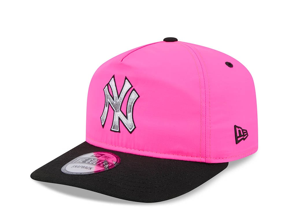 New Era New York Yankees Pink Two Tone Golfer A Frame Snapback Hat