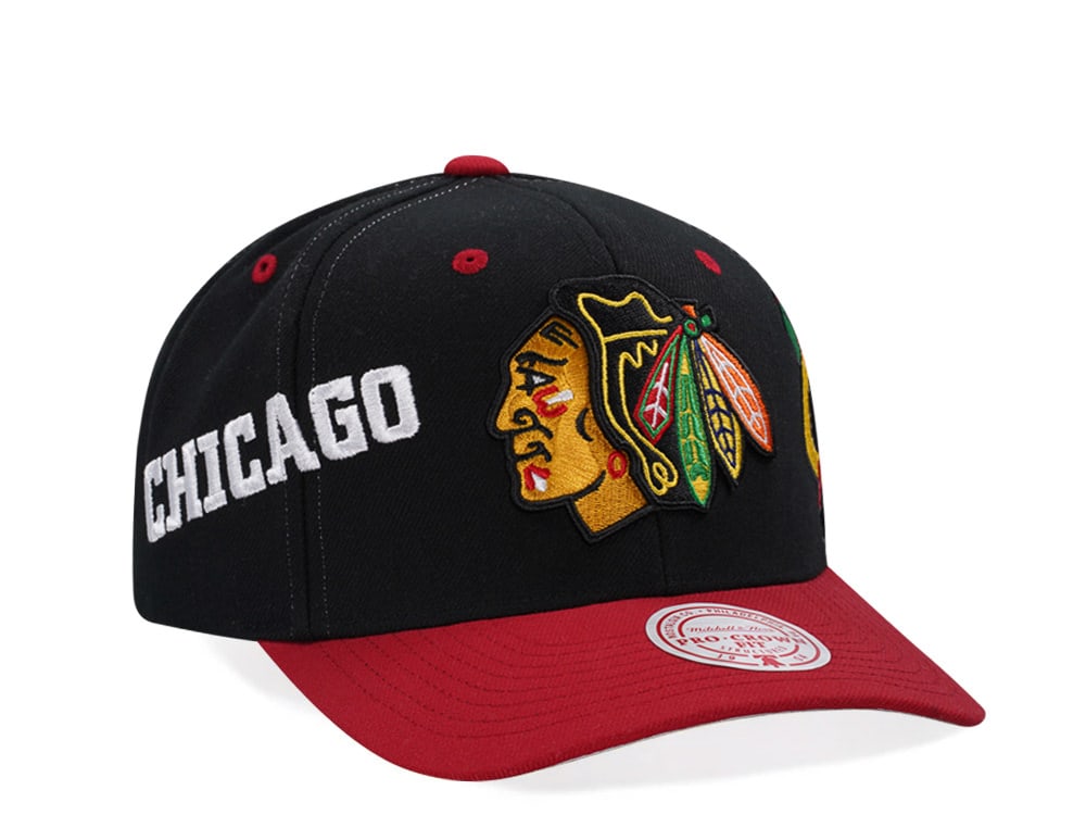 Mitchell & Ness Chicago Blackhawks Pro Crown Fit Snapback Hat