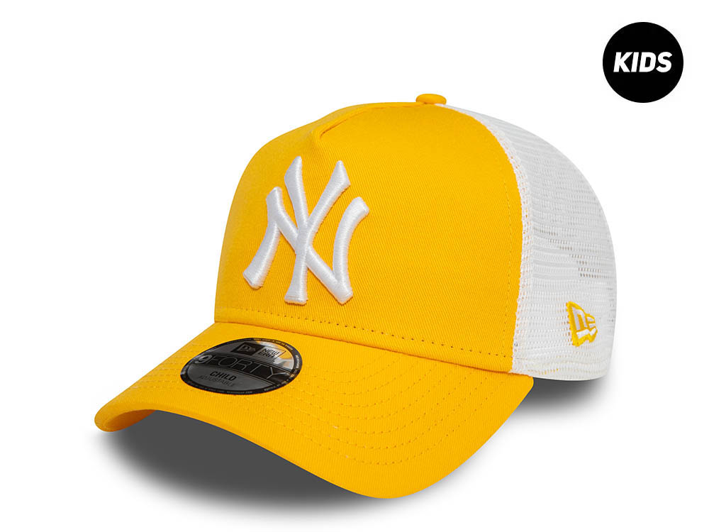 New Era New York Yankees Kids A Frame Trucker Snapback Hat