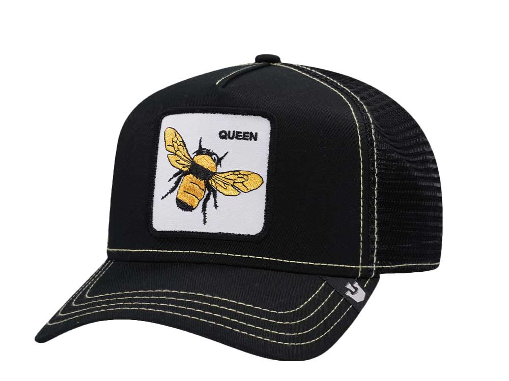 Goorin Bros The Queen Bee Black Trucker Snapback Hat