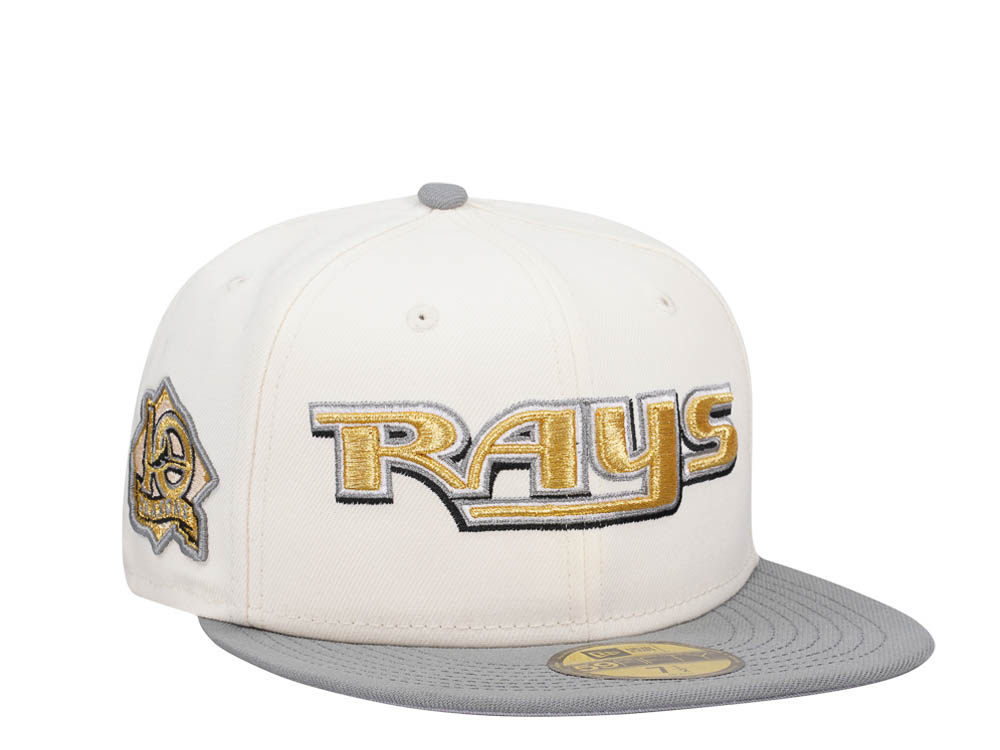 New Era Tampa Bay Rays 10 Seasons Chrome Prime Two Tone Edition 59Fifty Fitted Hat