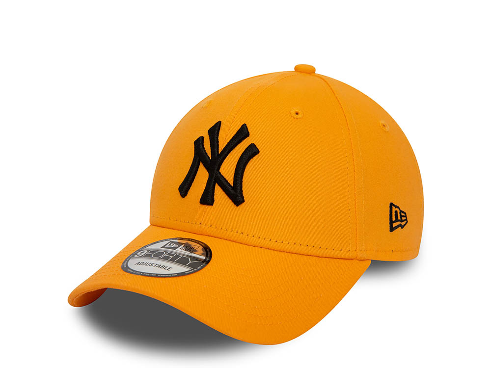 New Era New York Yankees League Essential Orange 9Forty Strapback Hat