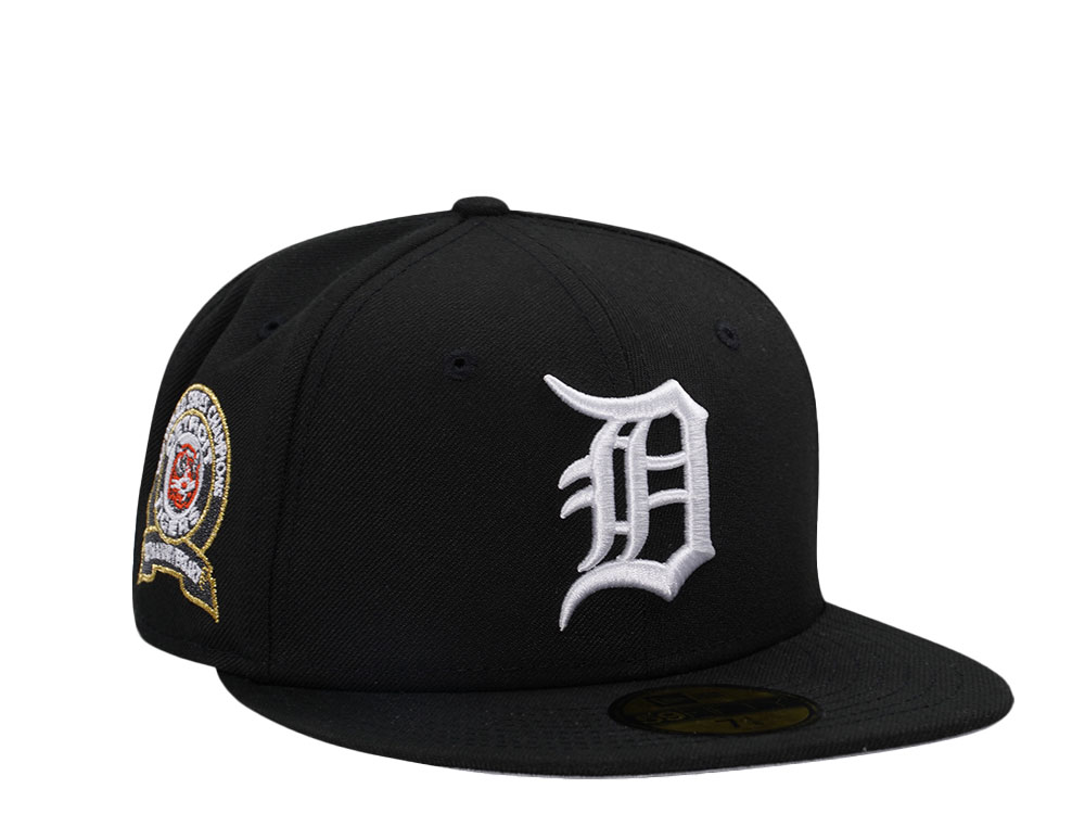 New Era Detroit Tigers 50th Anniversary Black Classic Edition 59Fifty Fitted Cap TOPPERZSTORE.COM