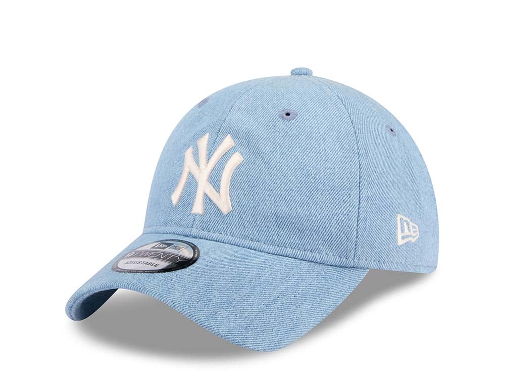 New Era New York Yankees Washed Denim 9Twenty Strapback Hat