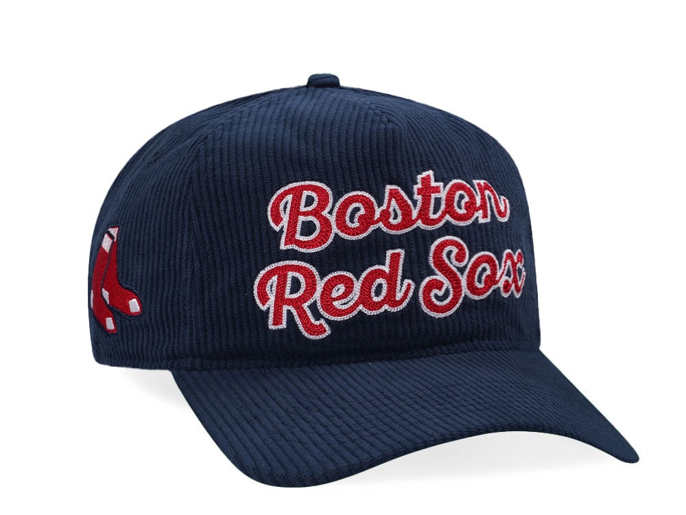 47Brand Boston Red Sox Navy Chainscript 47 Hitch Snapback Hat