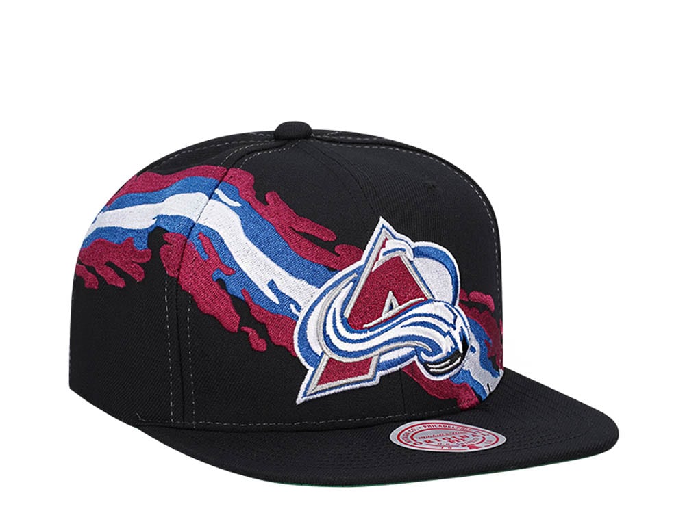 Mitchell & Ness Colorado Avalanche Vintage Paintbrush Snapback Hat