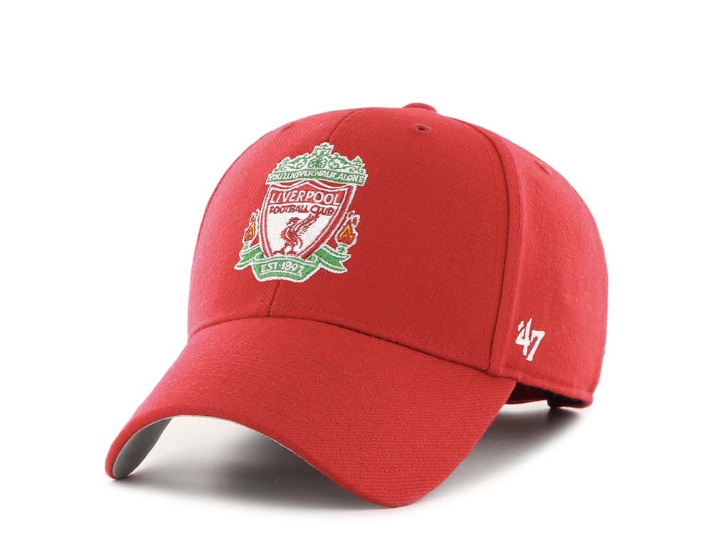 47Brand Liverpool FC Red MVP Strapback Hat