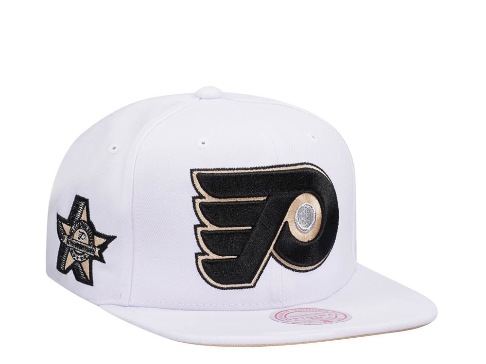 Mitchell & Ness Philadelphia Flyers 25th Anniversary Winter White Snapback Hat