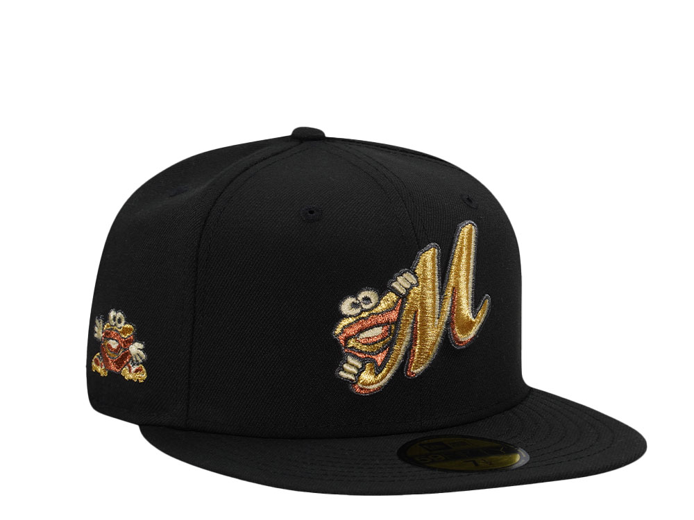 New Montgomery Biscuits Black Metallic Prime Edition 59Fifty Fitted Hat