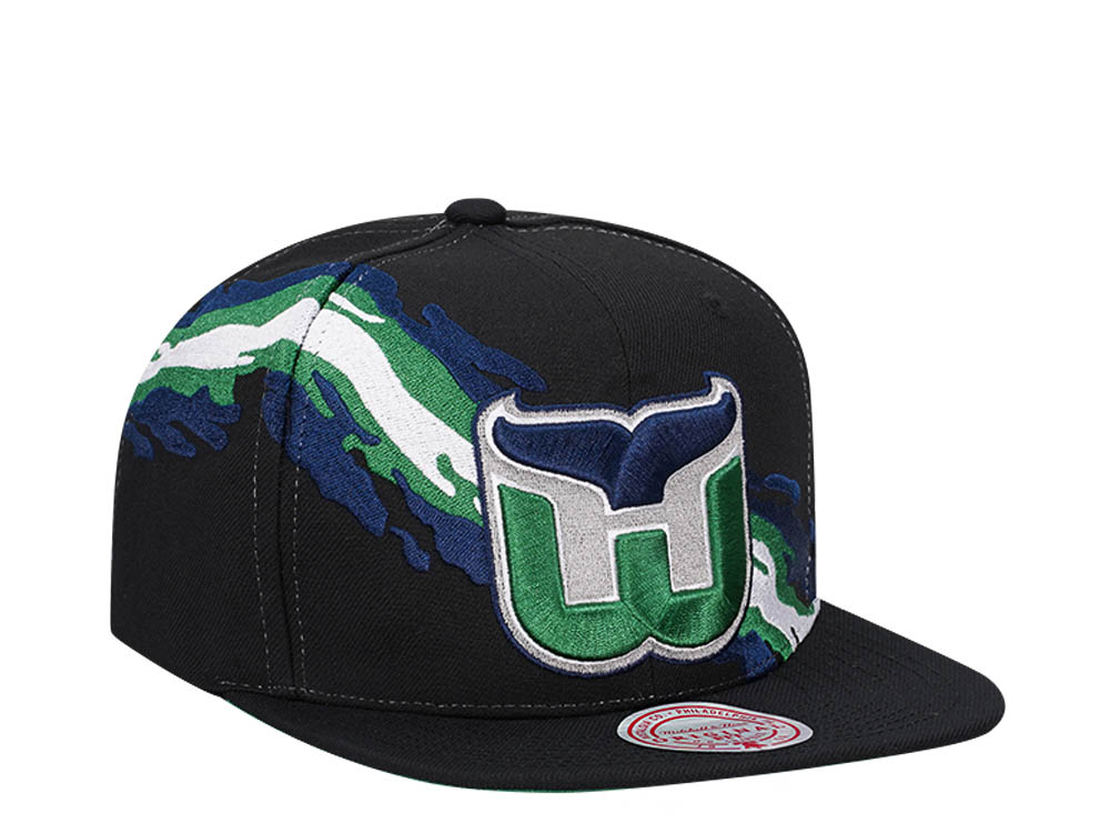 Mitchell & Ness Hartford Whalers Vintage Paintbrush Snapback Hat