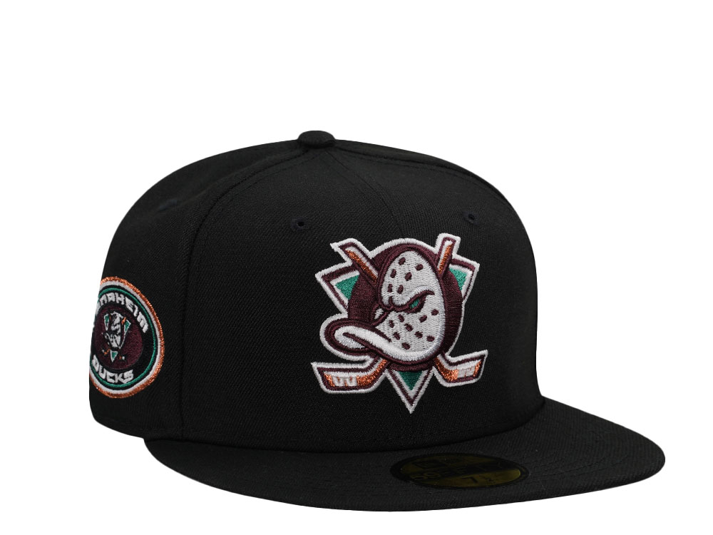 New Era Anaheim Ducks Black Glow Edition 59Fifty Fitted Hat