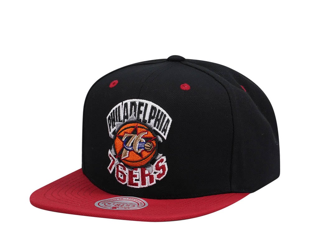 Mitchell & Ness Philadelphia 76ers Breakthrough Two Tone Snapback Hat