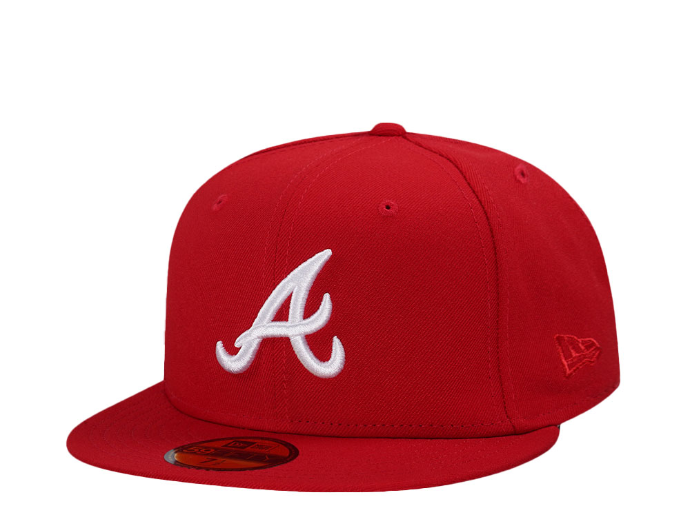 New Era Atlanta Braves Classic Red Edition 59Fifty Fitted Hat