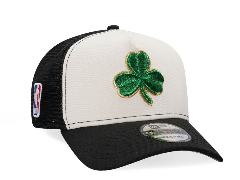 New Era Boston Celtics Classic Two Tone Edition Trucker A Frame Snapback Hat